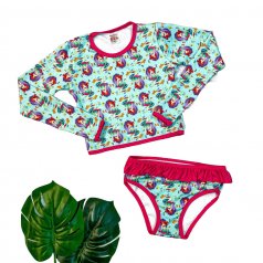 Conjunto Cropped + Calcinha Ariel com UV 50+