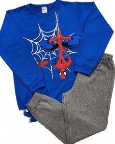 Conjunto de Moletom Pelúciado Homem Aranha