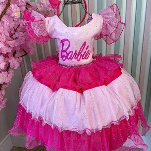 Vestido Barbie Babados