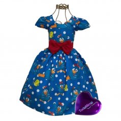 Vestido de Festa Temático - Galinha Pintadinha